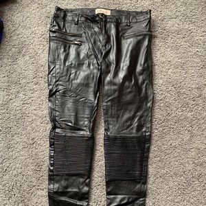 Kittenish Faux Leather Pants